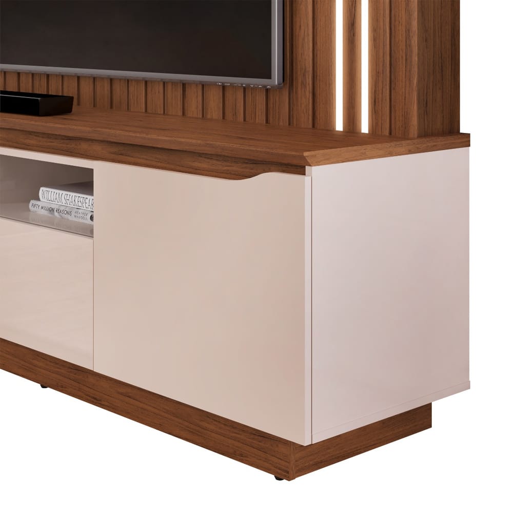 Rack Tv Panel Mueble Living Hasta Led Petrus Lais Muebles