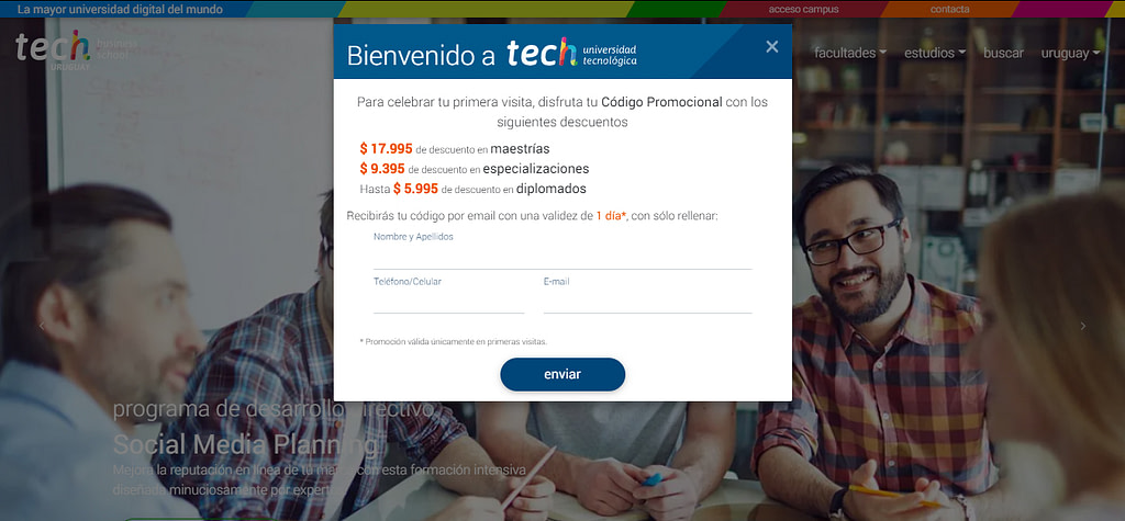 Cupon de Bienvenida al Tech