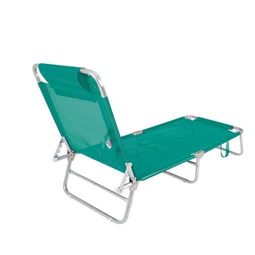 Silla Reposera Camastro Aluminio Mor Plegable Verde MundoTrabajo