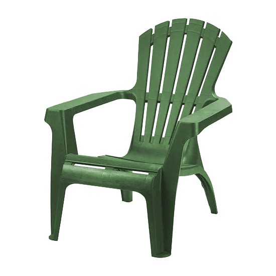 silla de jardin verde pvc dolomiti