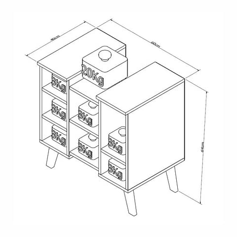 Gabinete Para Baño Slim Blanco - MundoTrabajo