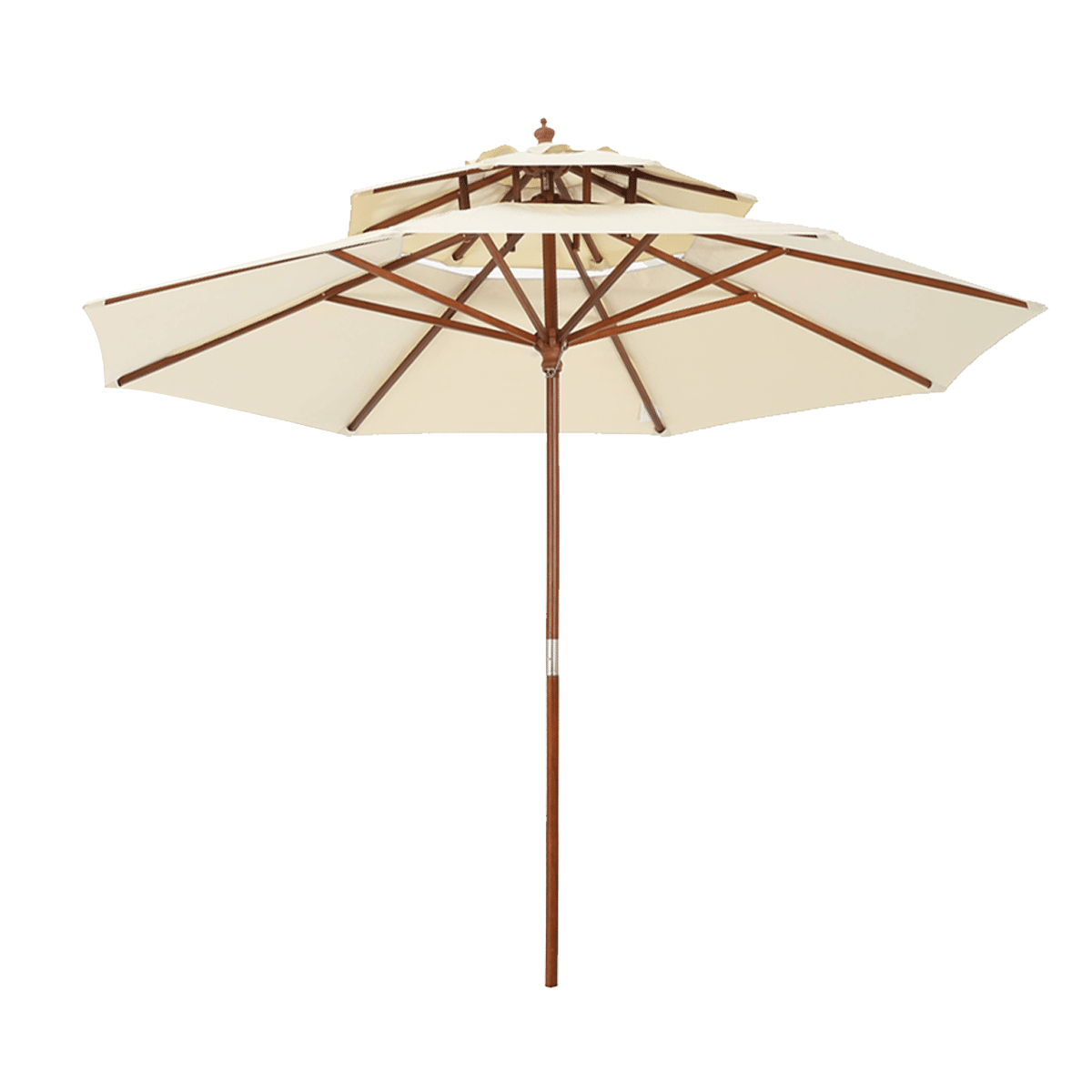 Sombrilla Doble Techo 3Mts Diámetro - MundoTrabajo