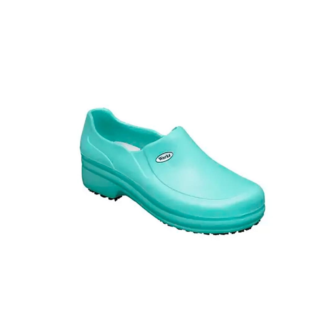 Zapato Zueco Verde Anti Deslizante - MundoTrabajo