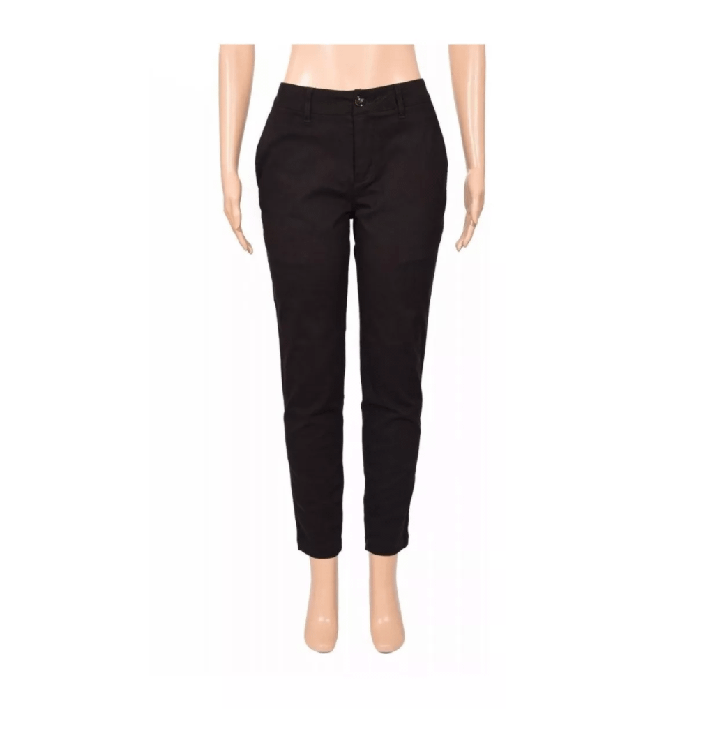 Pantalón Vestir Urbano Dama Negro - MundoTrabajo