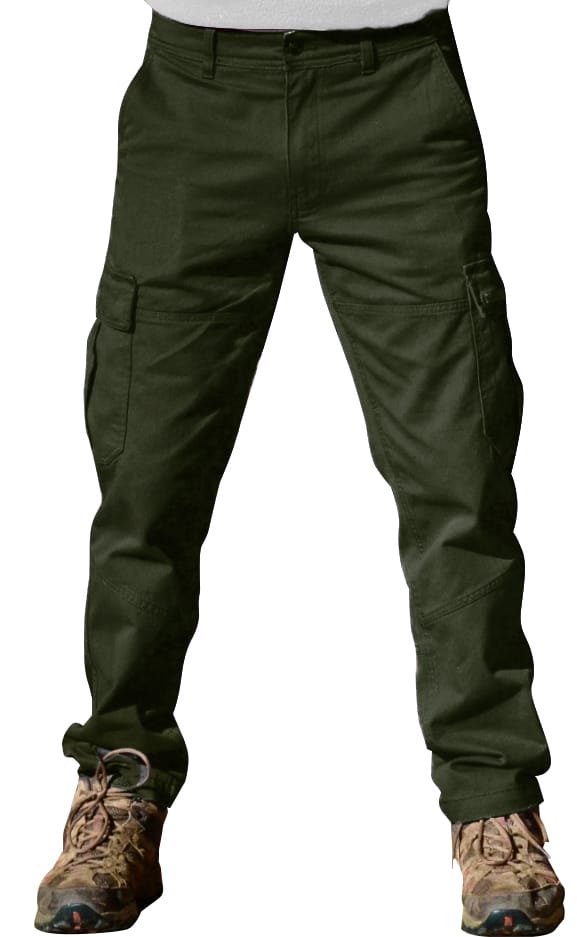 Pantalón Cargo De Trabajo Reforzado Verde - MundoTrabajo