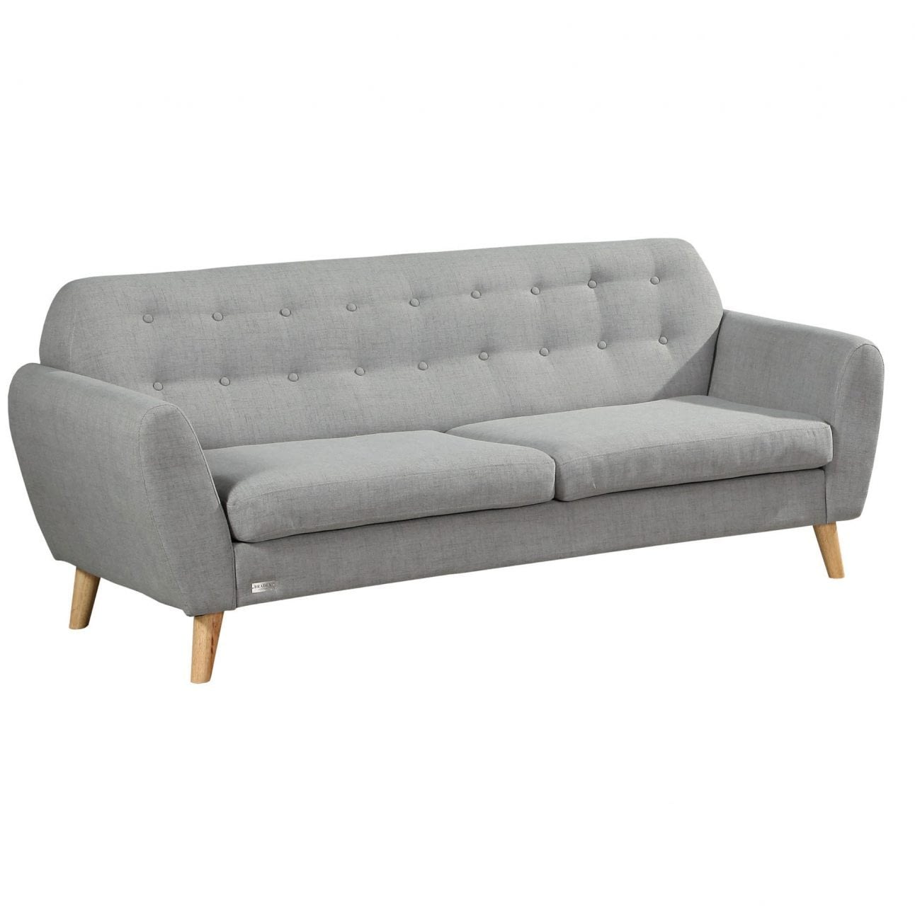 sillon 3 cuerpos tela nordico living comedor sofa muebles express