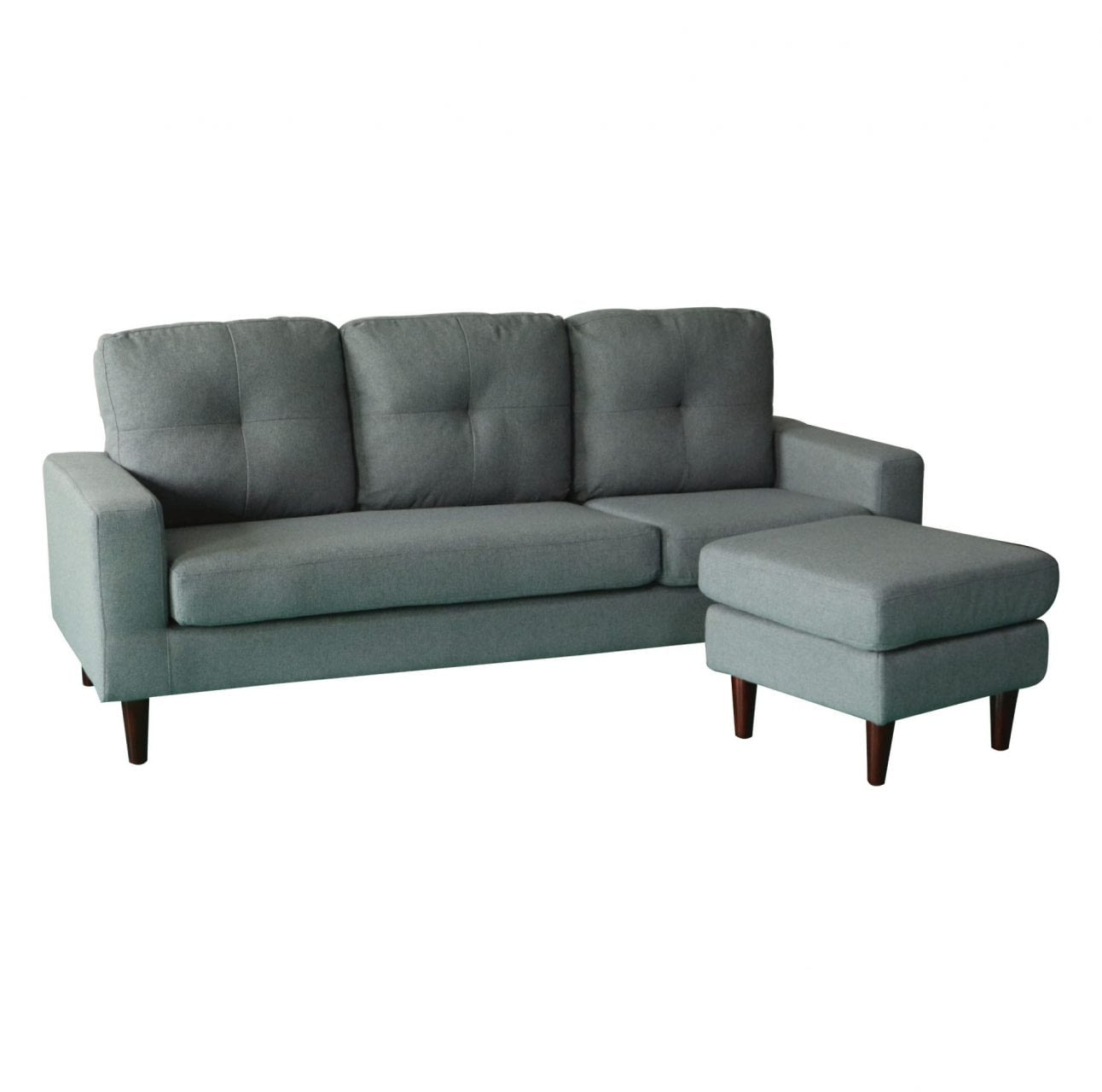 sofa sillon juego de living con chaise long nordico