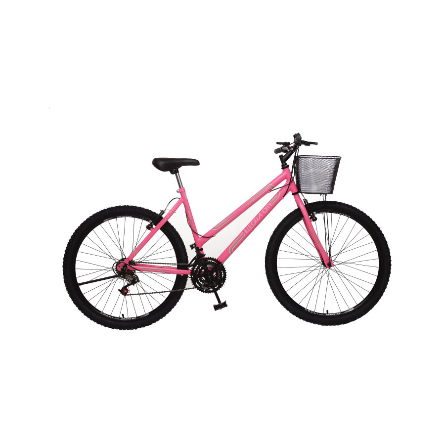 Bicicleta Urbana Rodado 26 Mujer Aro 26 18 Cambios Canasto