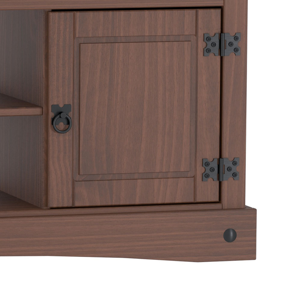 Rack Tv Mueble Linea Mexicana 2 Puertas Living E1548 Muebles Express