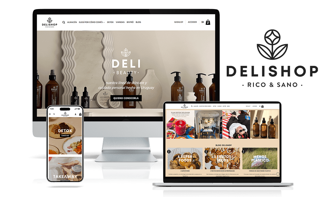 Servicio Diseño Web Delishop Uruguay