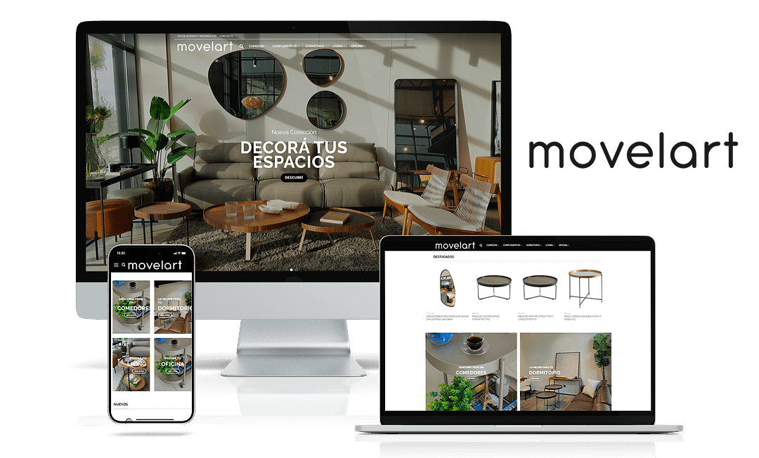 Servicio Diseño Web Movelart Uruguay