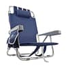 Silla Reposera Reforzada 100kg Plegable Aluminio Mochila