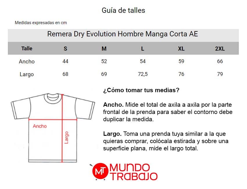 Remera Dry Evolution Hombre Manga Corta AE 