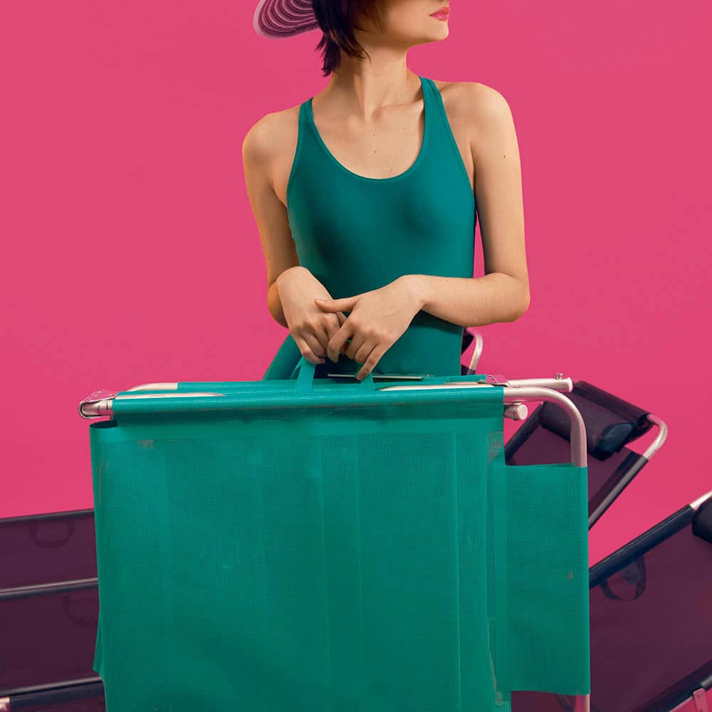 Silla Reposera Camastro Aluminio Mor Plegable Verde - Imagen 8