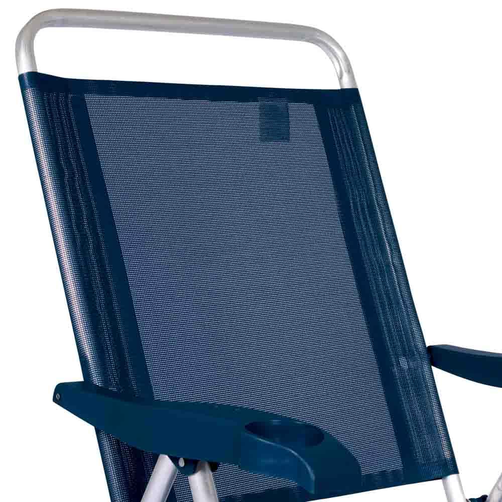 Silla Playa Reposera Aluminio Mor 4 Posiciones Boreal Pack 2 - Imagen 9
