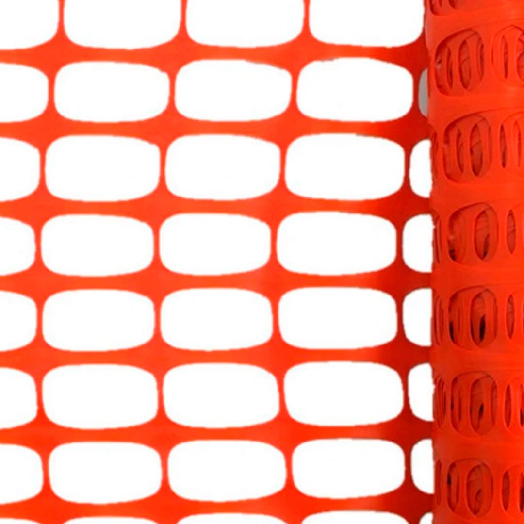 Malla Red Demarcatoria De Seguridad Naranja - Imagen 7