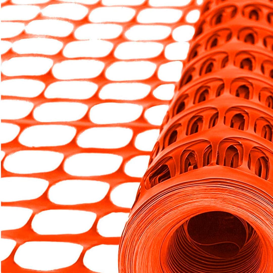 Malla Red Demarcatoria De Seguridad Naranja - Imagen 8
