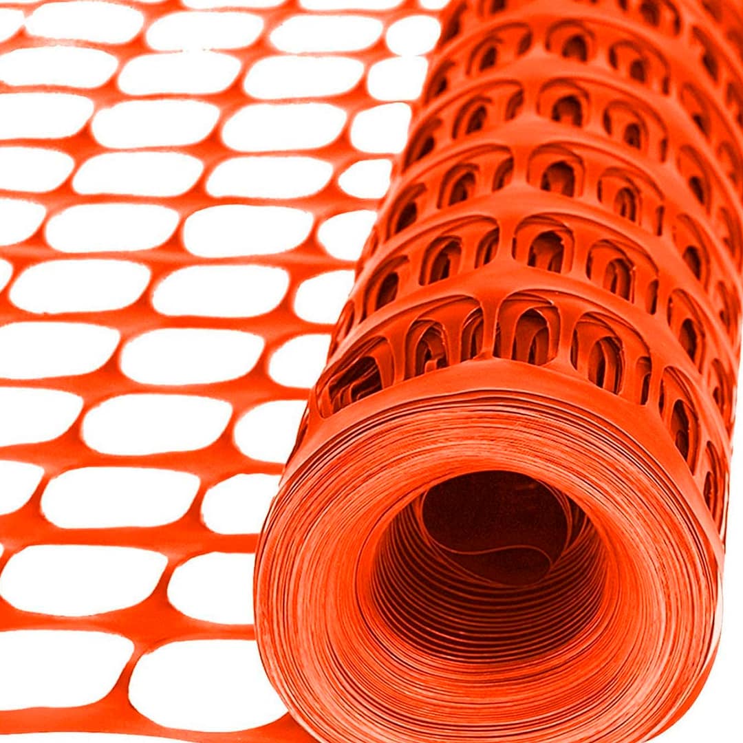 Malla Red Demarcatoria De Seguridad Naranja - Imagen 9