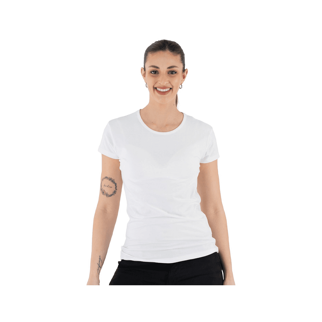 Remera Camiseta Dama Mujer Básica Manga Corta - Imagen 9