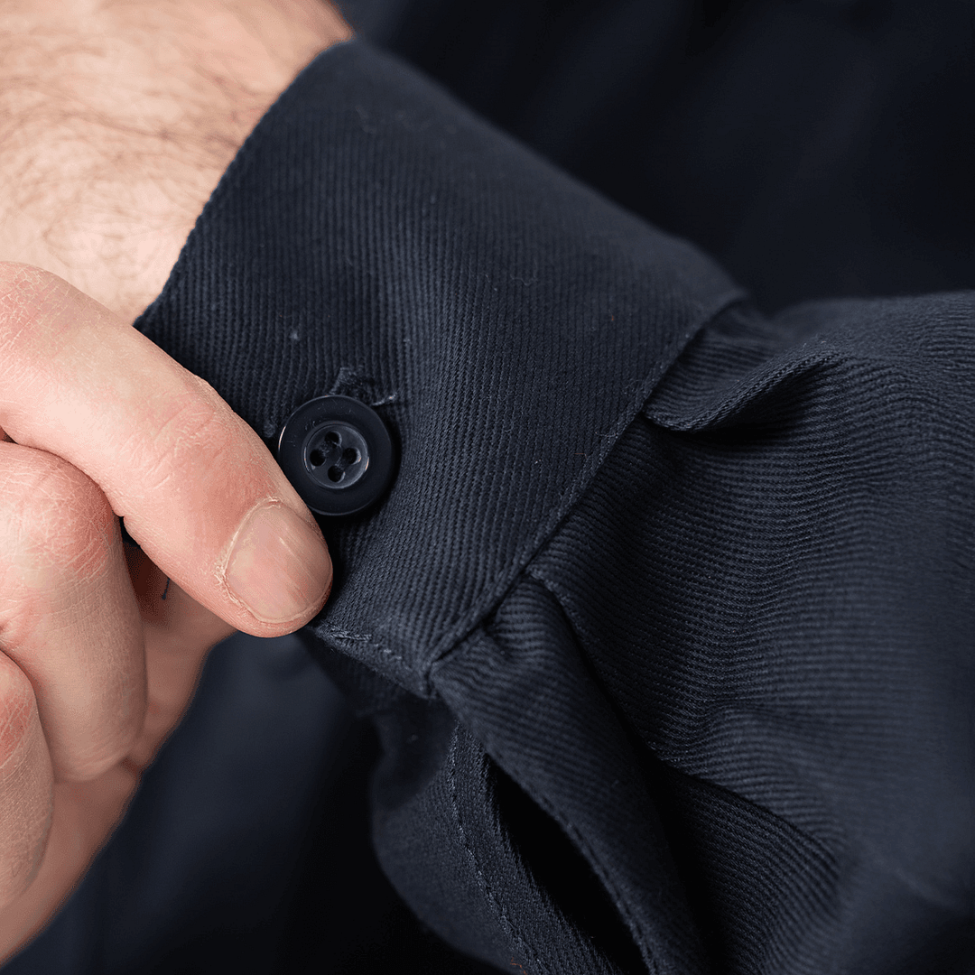 Camisa De Trabajo Hombre Negro Con Reflectivo - Imagen 11