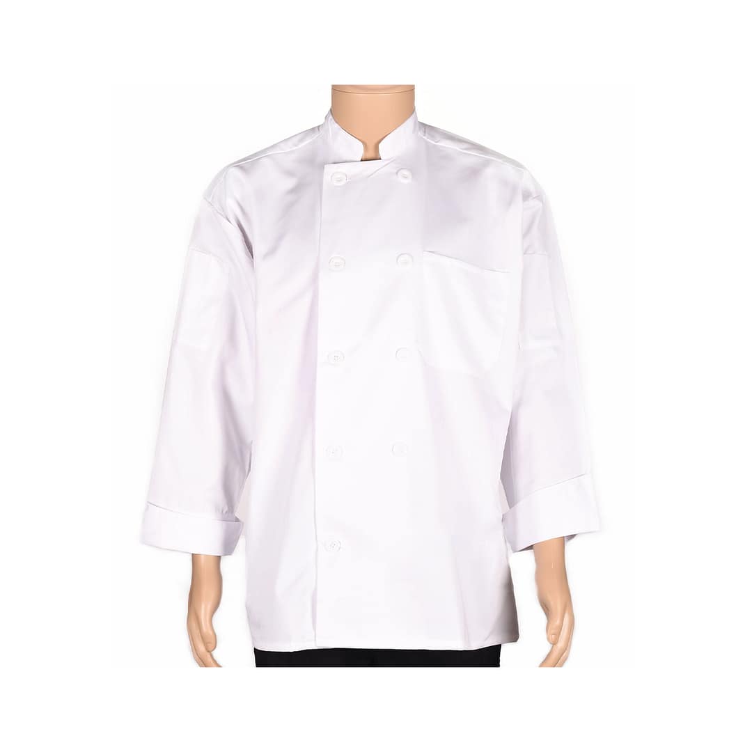 Casaca De Chef Blanca Unisex MundoTrabajo