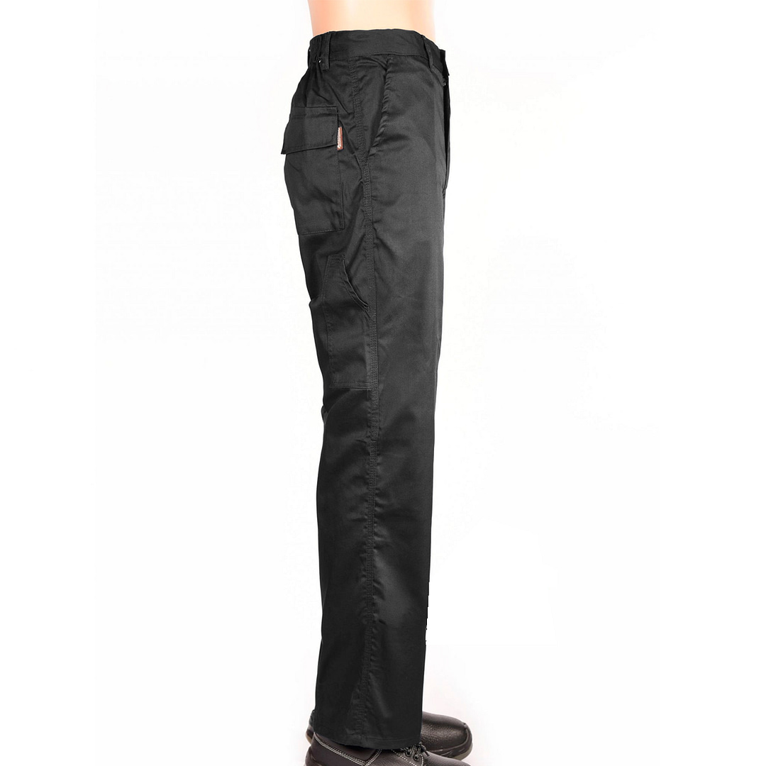 Pantalón Básico De Trabajo Negro - Imagen 2