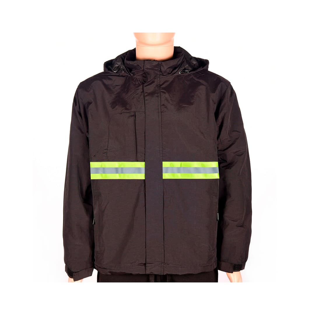 Campera Deluxe Con Reflectivo Negro