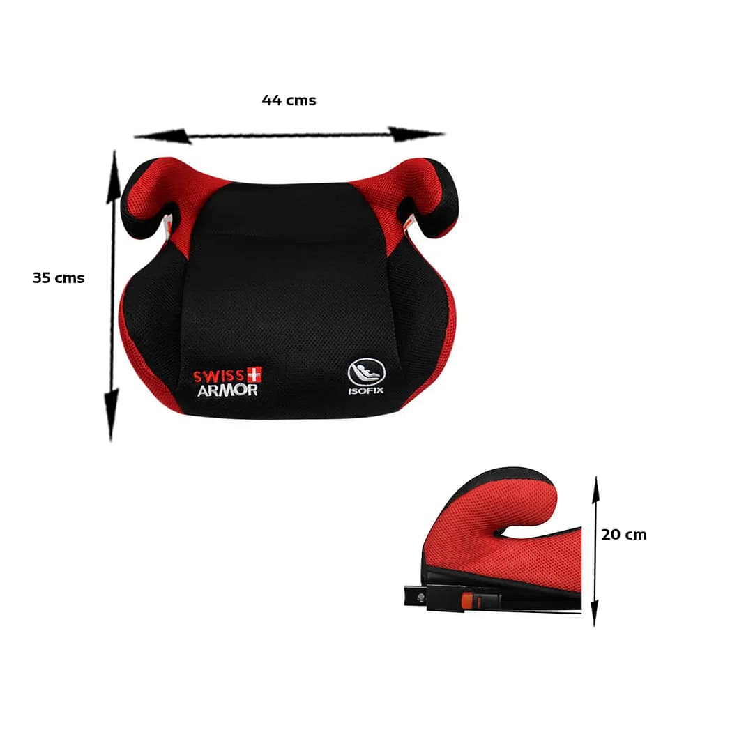 Booster Alzador Butaca Auto Niños Swiss Armor 15 A 36kg - Imagen 2