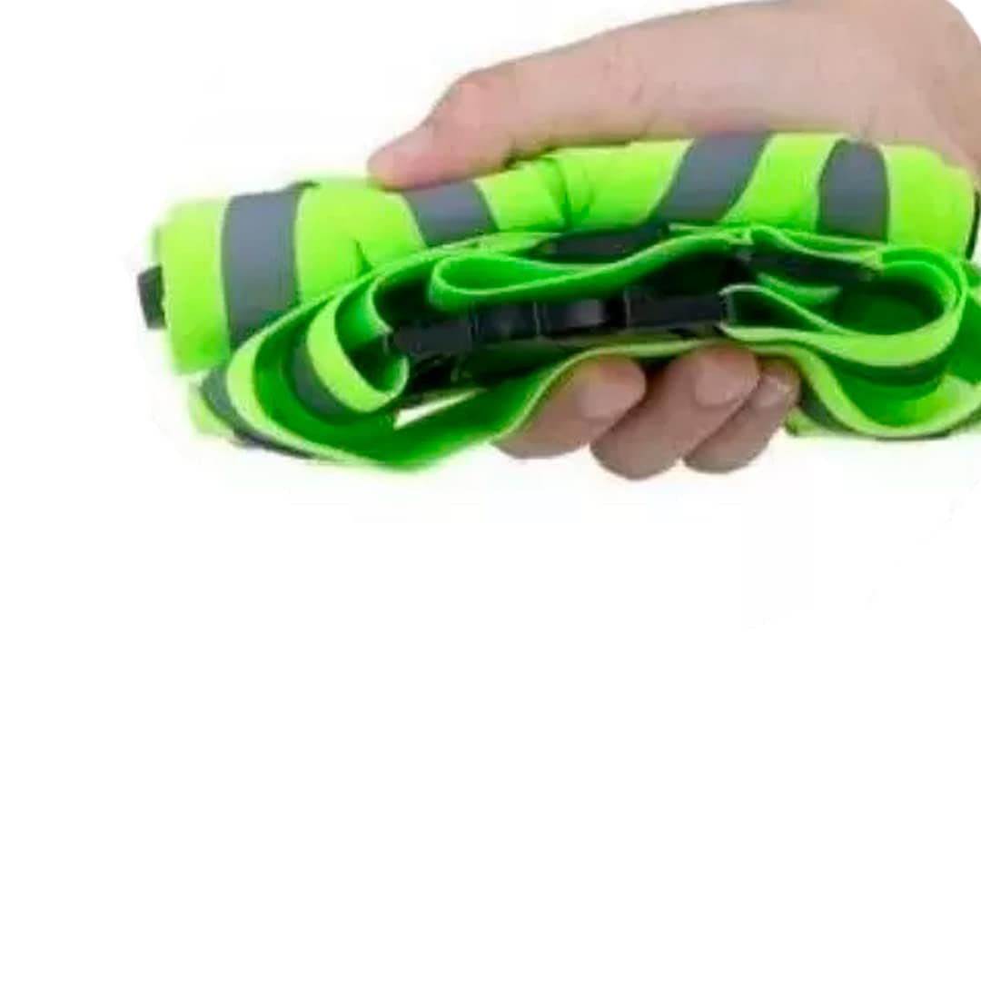 Cinta Chaleco Reflectivo Elástico Para Moto - Imagen 8