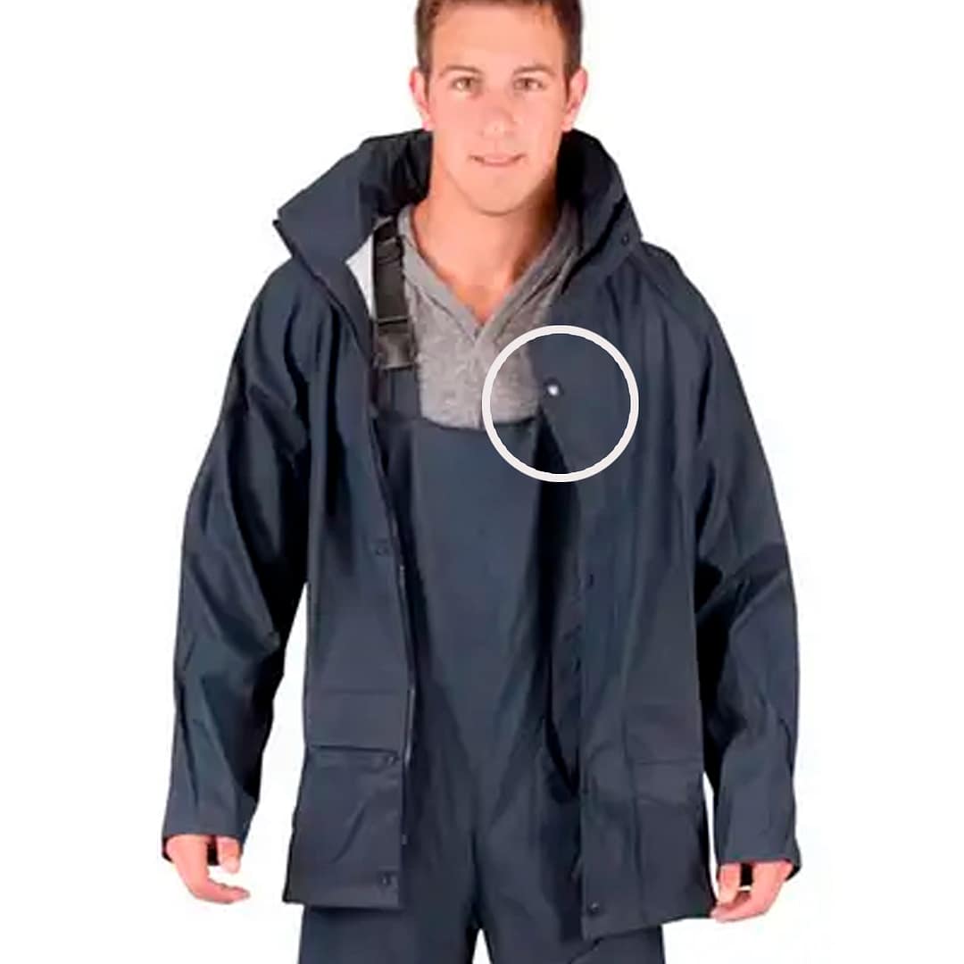 Equipo De Lluvia Impermeable Engomado Con Peto Calidad - Imagen 4