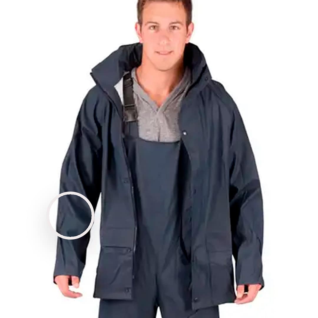 Equipo De Lluvia Impermeable Engomado Con Peto Calidad - Imagen 5