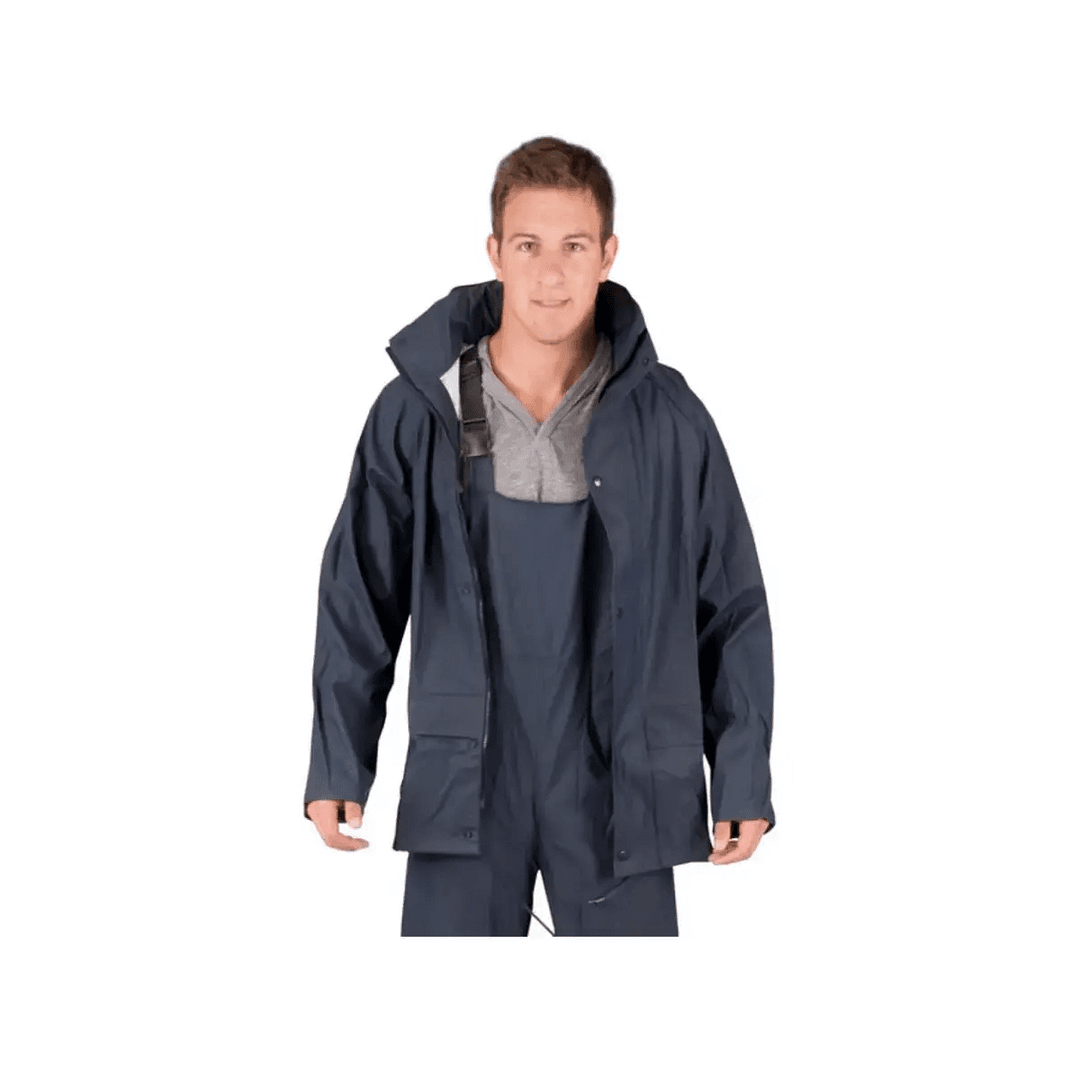 Equipo De Lluvia Impermeable Engomado Con Peto Calidad