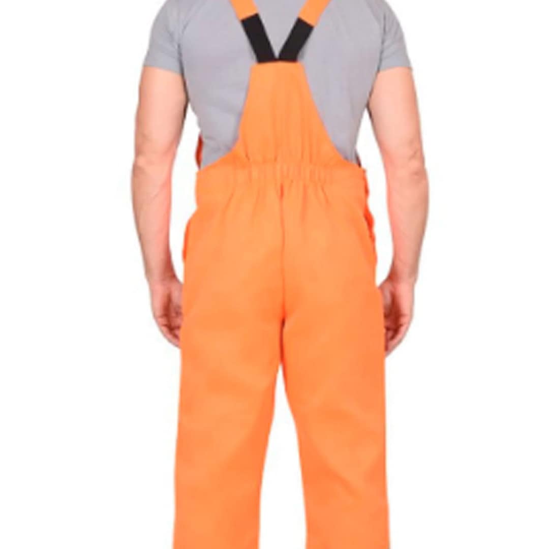 Jardinero De Trabajo Naranja Con Reflectivo - Imagen 2