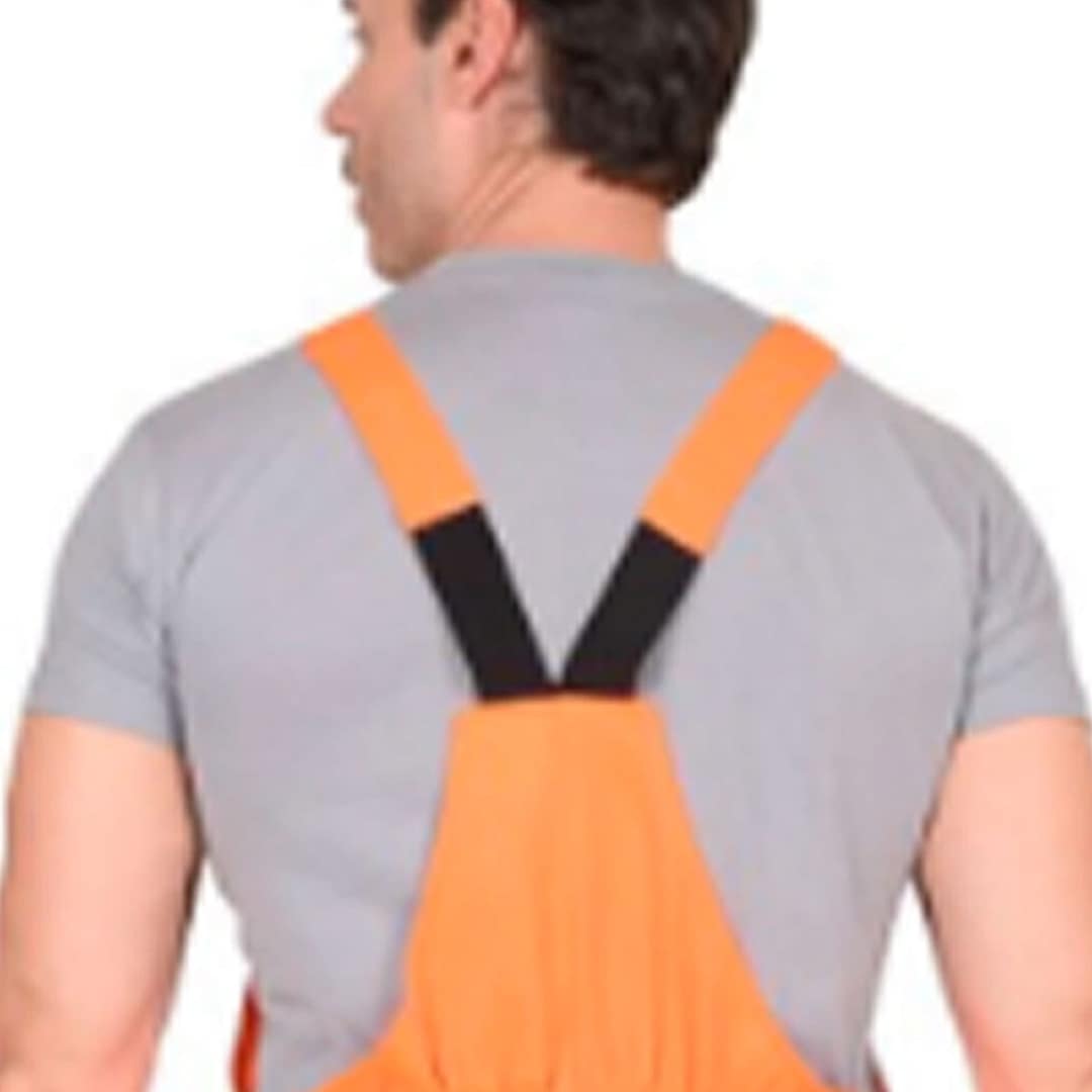 Jardinero De Trabajo Naranja Con Reflectivo - Imagen 3
