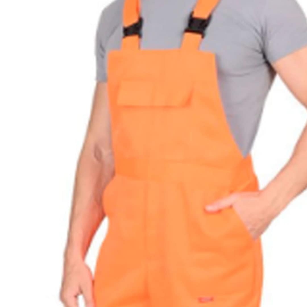 Jardinero De Trabajo Naranja Con Reflectivo - Imagen 5