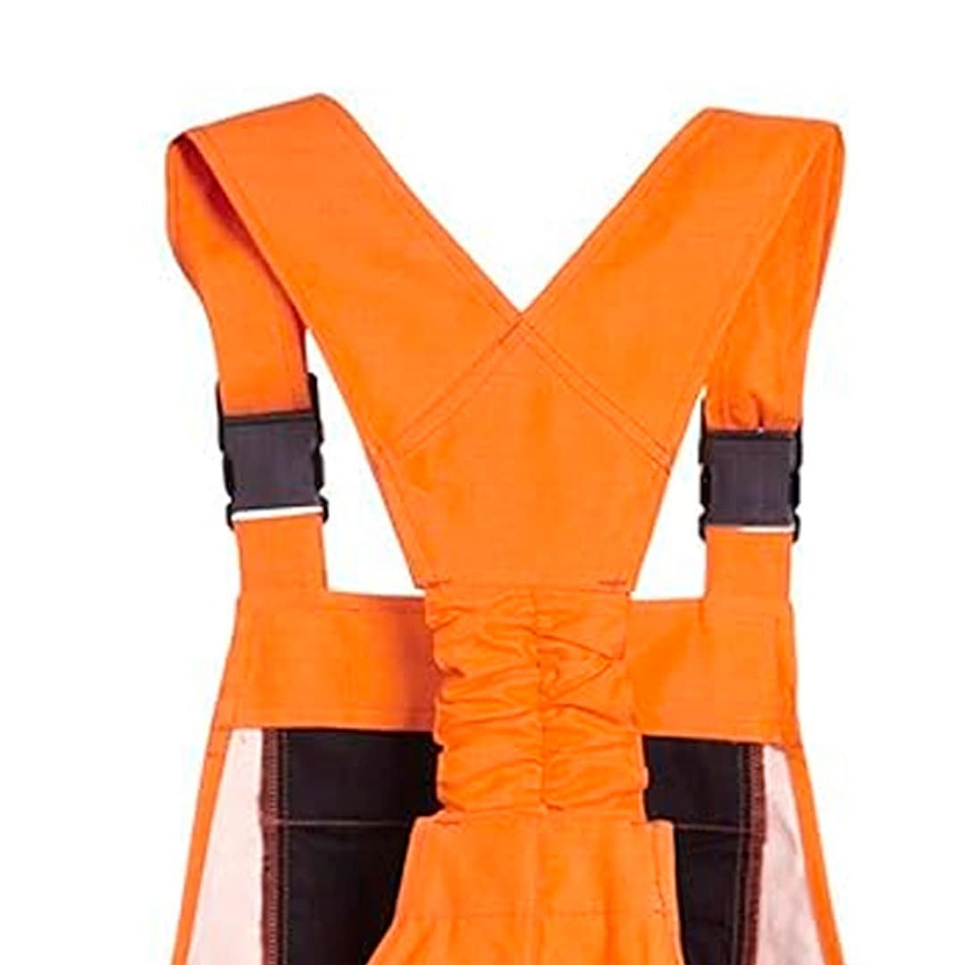 Jardinero De Trabajo Naranja Con Reflectivo - Imagen 10