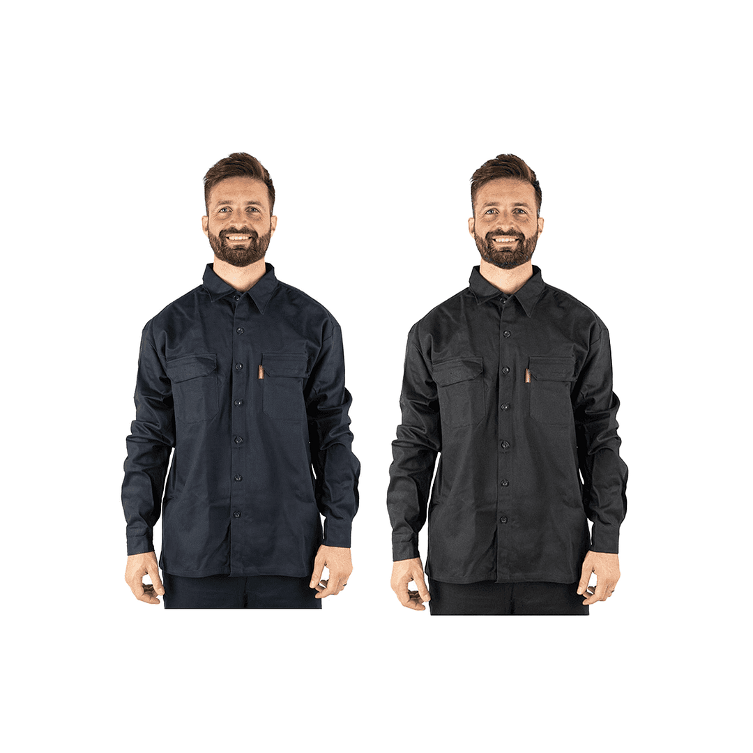 Camisa De Trabajo Brin Heavy 300g