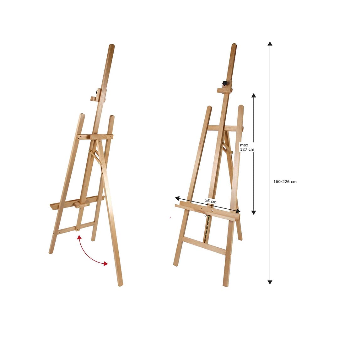 Atril De Pintor Caballete Madera Arte Óleo - Imagen 6