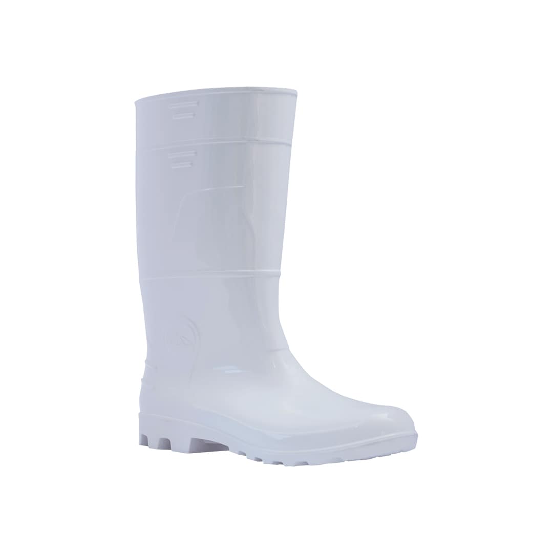 Bota Lluvia PVC Trabajo Blanco MundoTrabajo