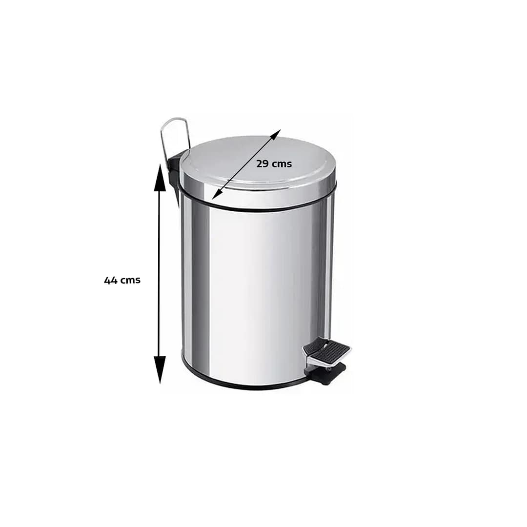 Basura Tramontina Cesto De Basura Acero Basurero Tacho Acero