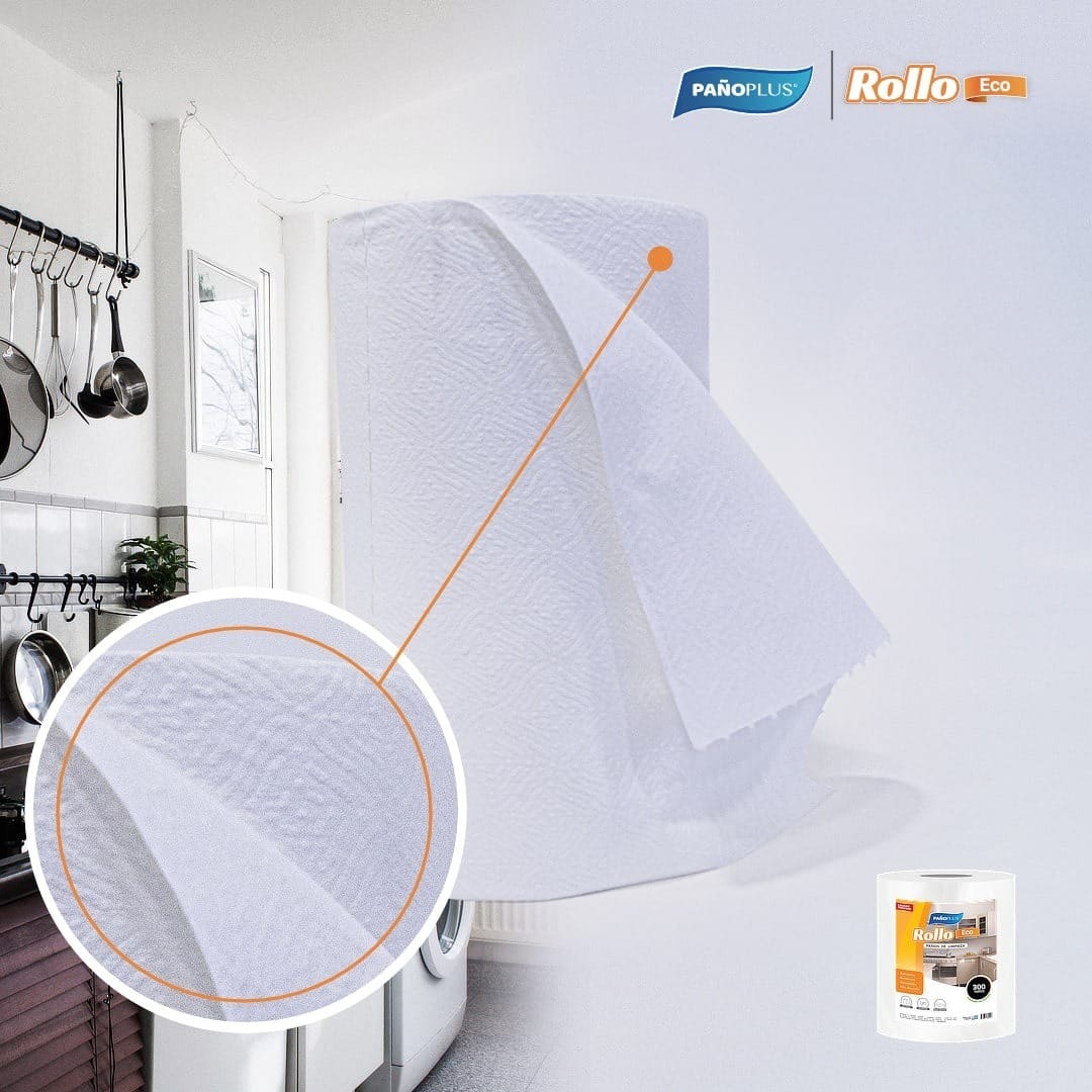 Paño Limpieza Paño Plus 1 Rollo 300 Paños - Imagen 2