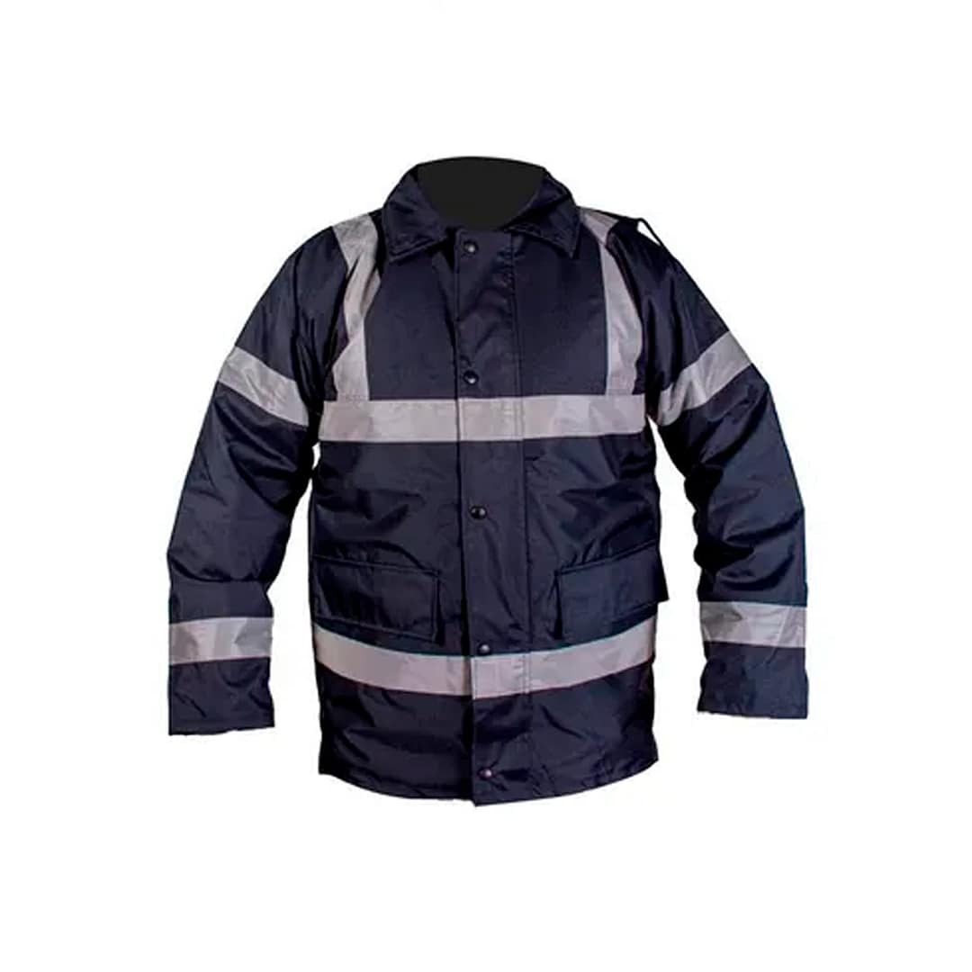 Campera Parka Trabajo Impermeable Azul MundoTrabajo