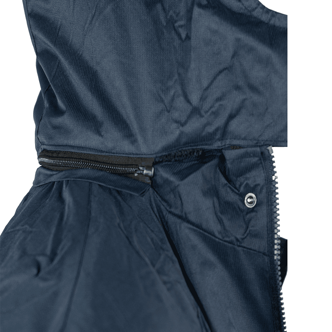 Clothes Hanger Vestido Largo Con Campera De Jean Jeans Mom Diosa