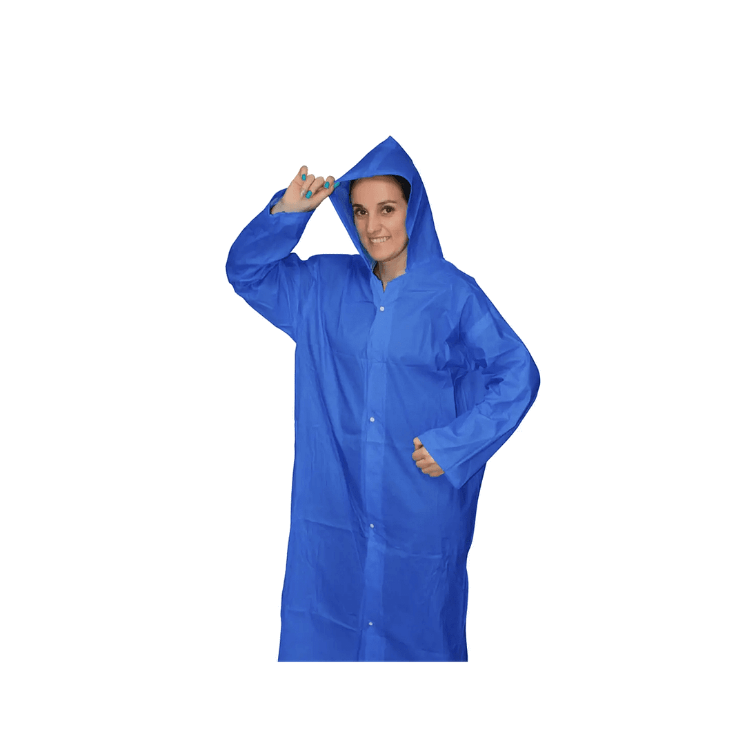 Poncho Pilot Capa De Lluvia Impermeable PVC Forrado
