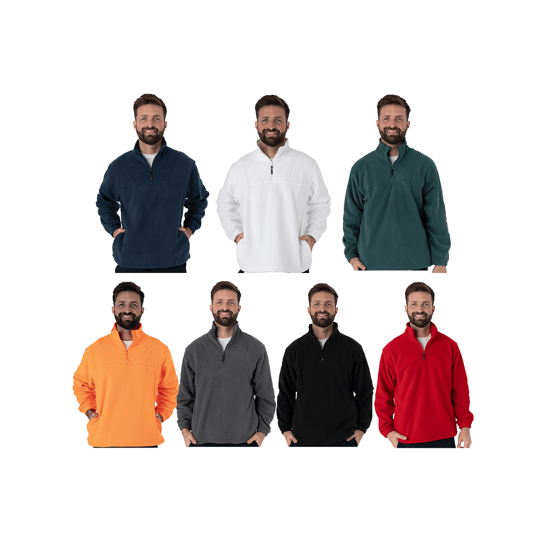 Buzo Polar Hombre Abrigo Colores Varios