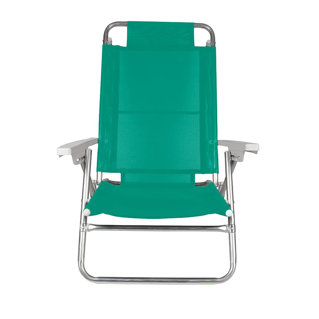 Silla Playa Reposera Aluminio 6 Posiciones Summer - Imagen 4