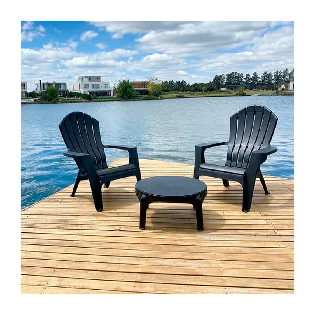 Juego De Jardín Exterior 2 Sillones Miami + Mesa Puket - Imagen 5