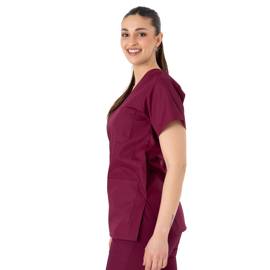 Casaca Médico Enfermero Manga Corta Uniforme Colores Varios - Imagen 6