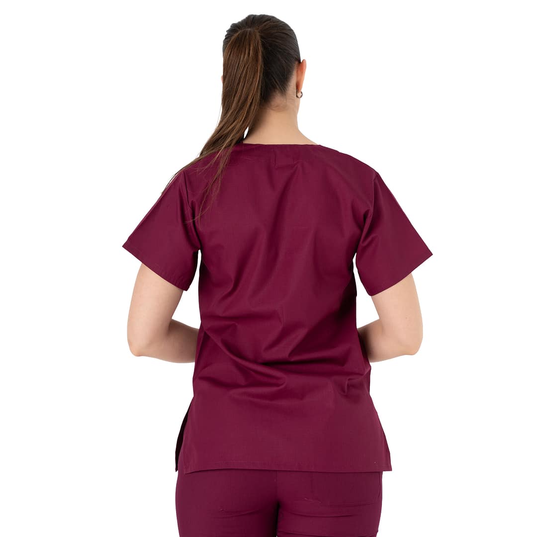 Casaca Médico Enfermero Manga Corta Uniforme Colores Varios - Imagen 5