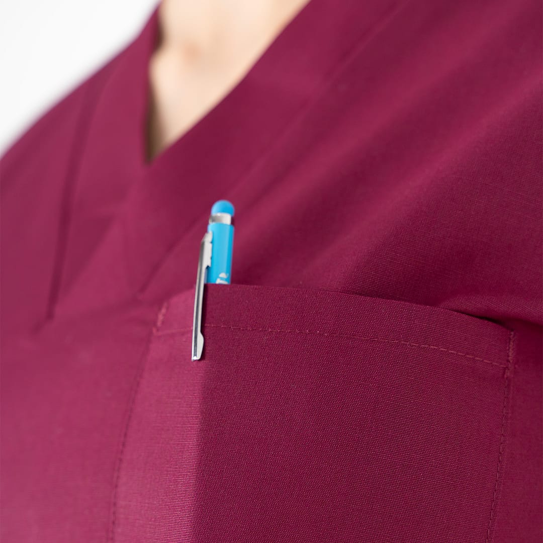 Casaca Médico Enfermero Manga Corta Uniforme Colores Varios - Imagen 4